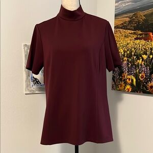 H BY HALSTON A-line Knit Top